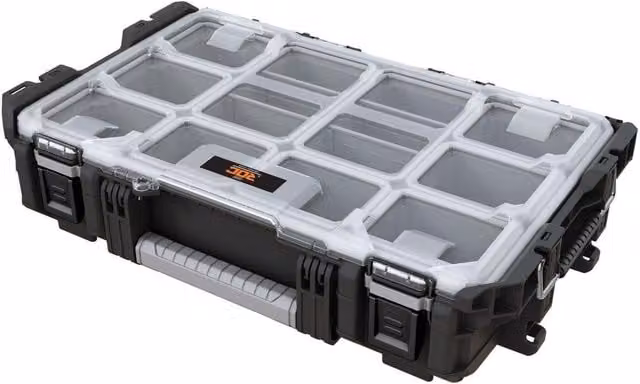 Keter Pro Gear Clear Organiser in Transparent Multicolour