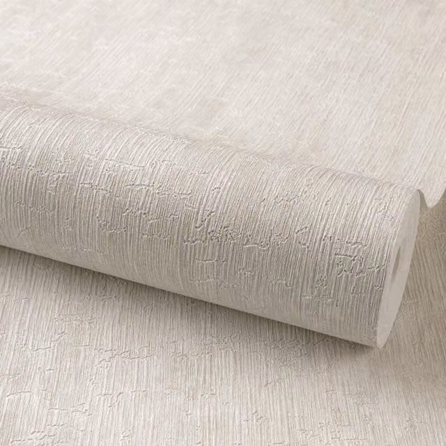 Grandeco Boutique Aspen Bark Texture Embossed Botanical Wallpaper in Grey, Pink and Green