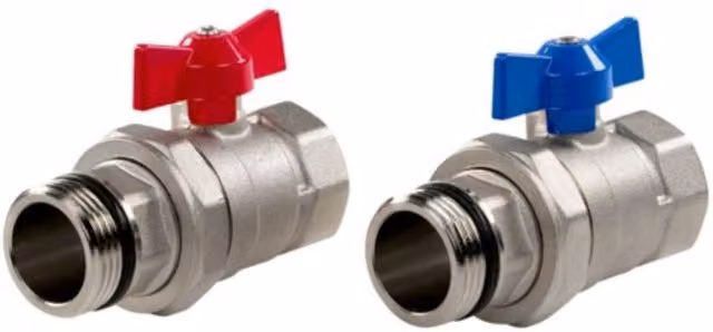 John Guest Speedfit UFH Euro Manifold Ball Valve MKIT07 for Underfloor Heating, Grey