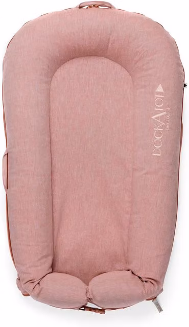 DockATot Deluxe+ Dock in Ginger Chambray Cotton