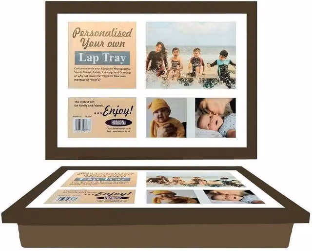 PAWNORA Personalised Custom Photo Cushion in Brown – 1