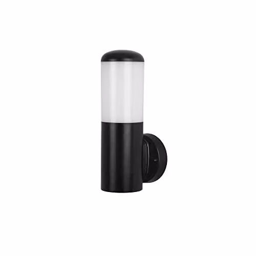 Netlighting Indoo Modern Outdoor Wall Light, Black, IP44, E27, 40W – 1