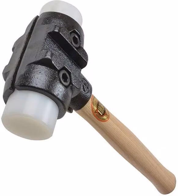 Thor Super Plastic Split Head Soft Hammer in White and Multicolour