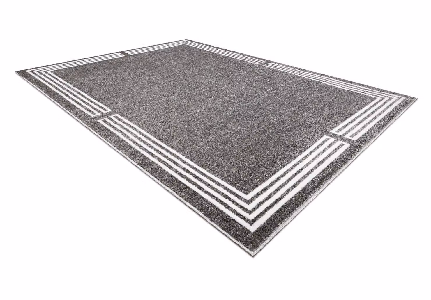 RugsX Mateo Modern Grey Rectangular Rug with High-Low Effect, W/D/H: 120 x 170 cm – 3
