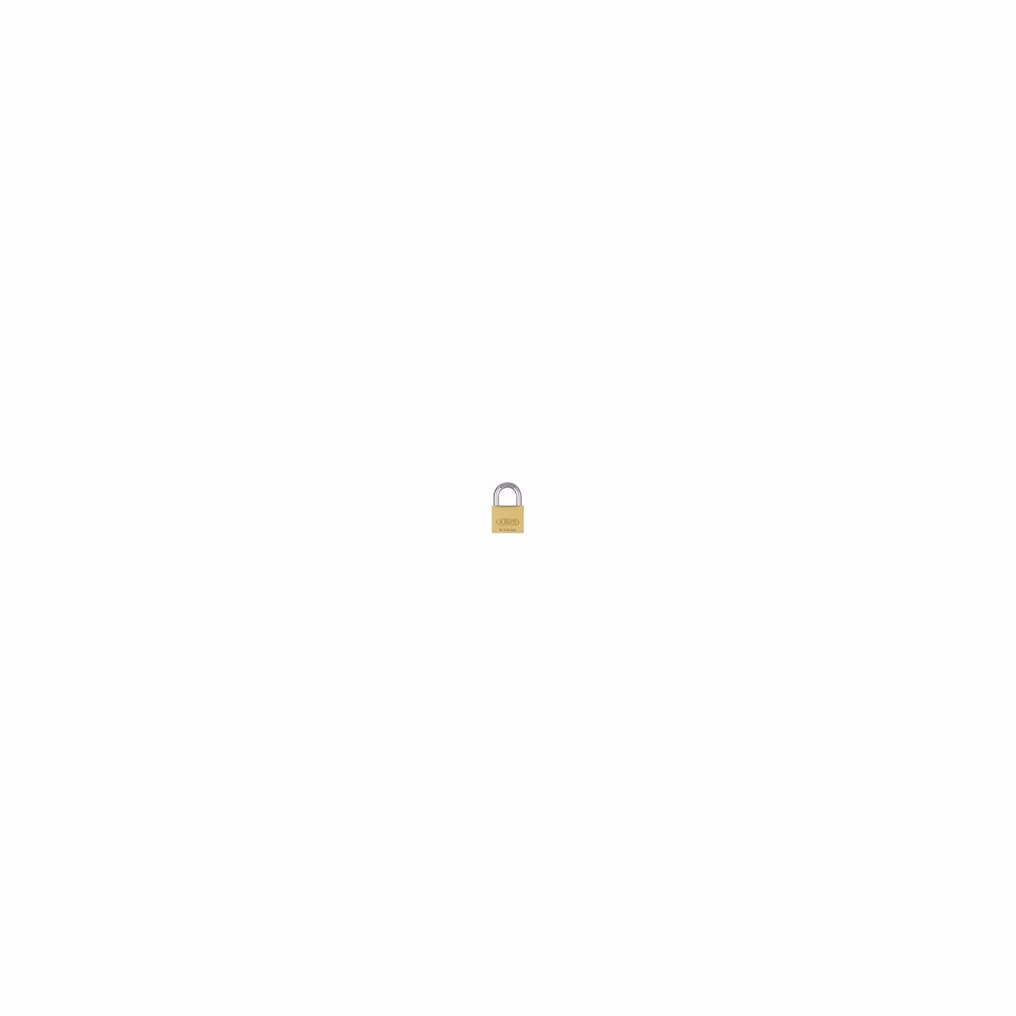 ABUS 55/40mm Brass Padlock Keyed Alike 5401 in Yellow – 2