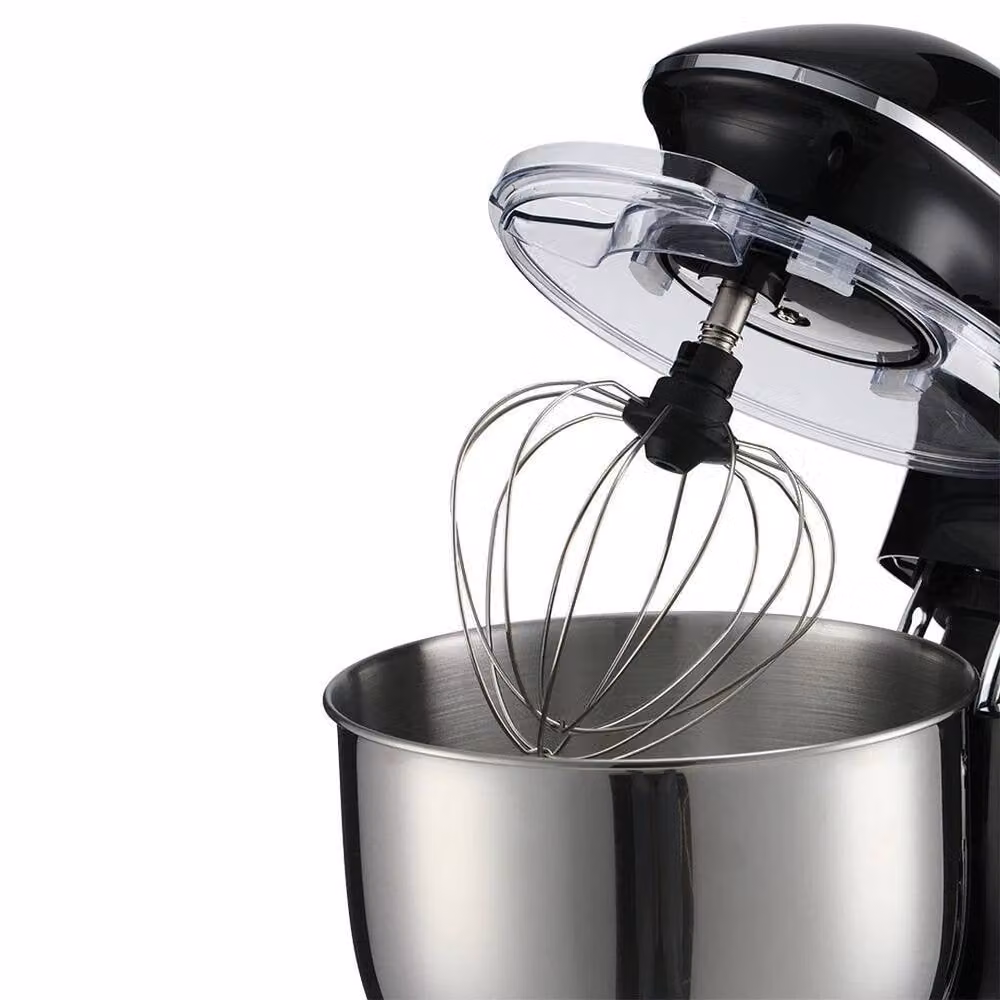 PAWNORA 1400W Electric Stand Mixer with 7L Stainless Steel Bowl and 6 Speeds in Black – 4