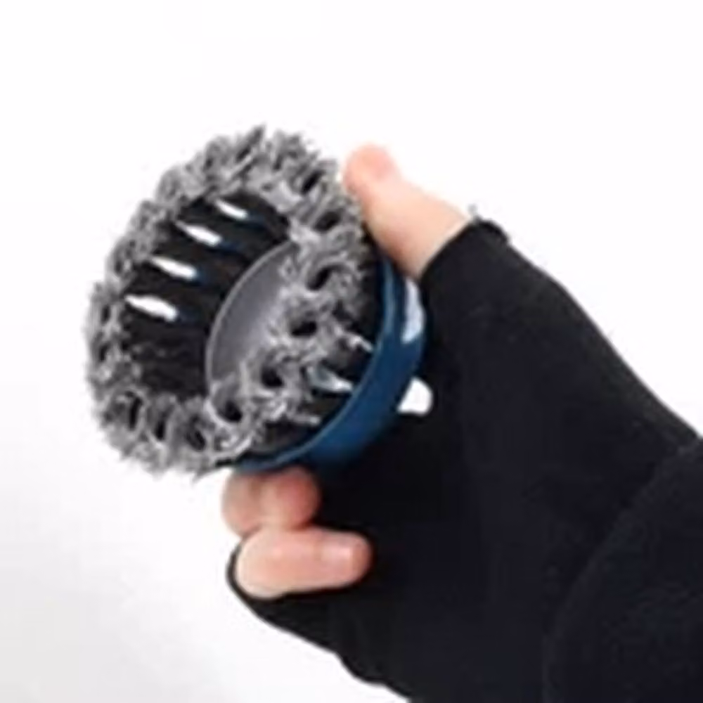 Havendro 75mm Steel Twist Knot Grinder Cup Brush for Angle Grinders, 2-Pack – 4