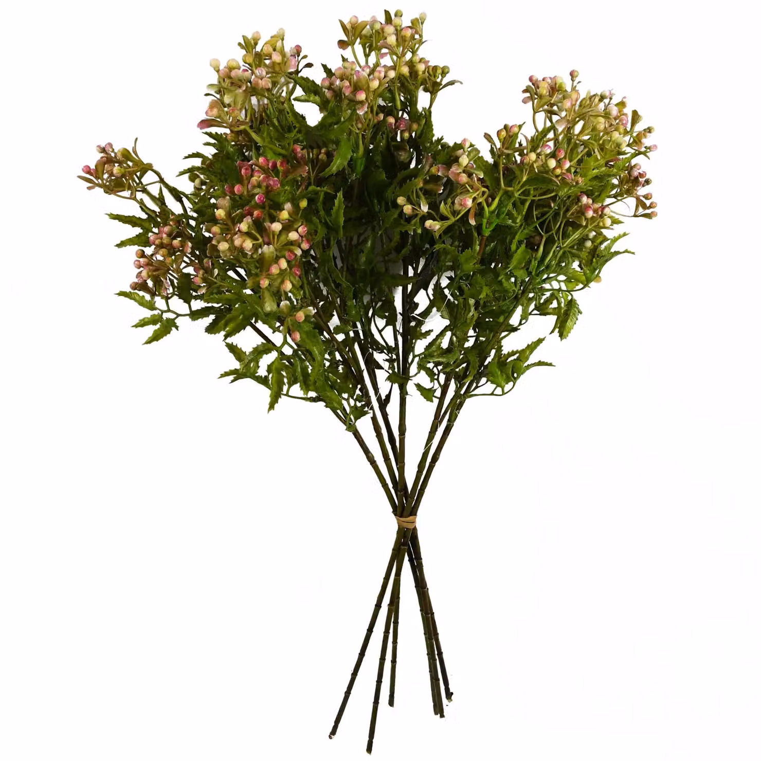Leaf Artificial Pink Berry Foliage Stem, 55 cm – 3
