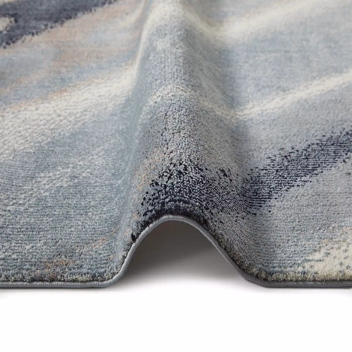 The Rug Shop UK Modern Abstract Grey Polyester and Jute Area Rug, W: 240 cm, D: 330 cm – 3