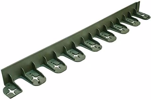 Primrose Flexible Garden Edging with Securing Pins, Green, 30 Pack