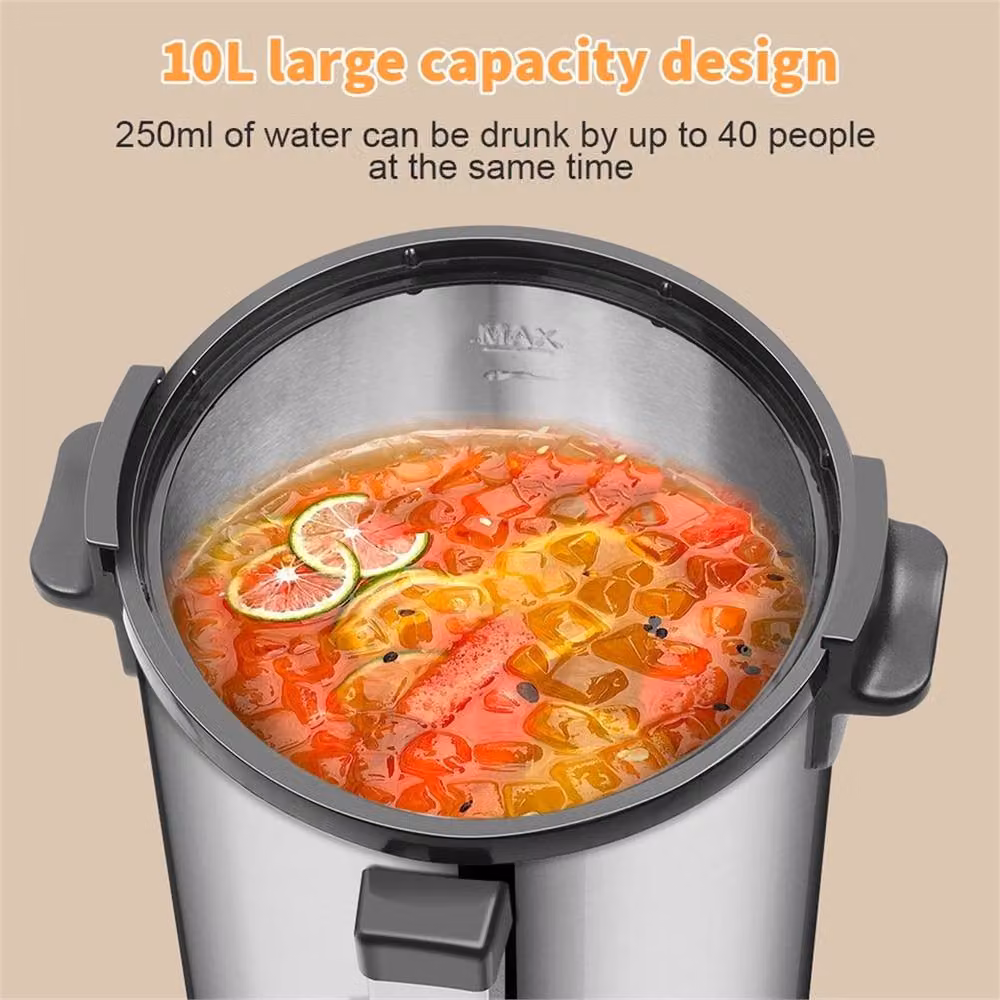 Nordara Stainless Steel Electric Catering Tea Urn and Hot Water Boiler in Silver – 3