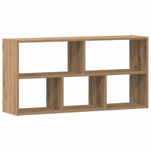 vidaXL Wall Shelf Artisan Oak, Brown, W: 100 cm, D: 25 cm, H: 50 cm – 1