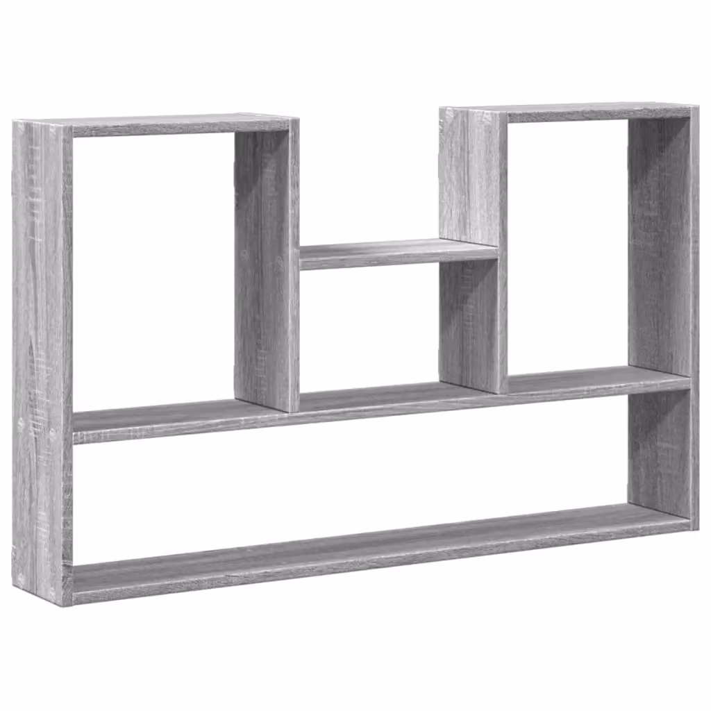 Berkfield Home Wall Shelf in Grey Sonoma, W/D/H: 99 x 15 x 60 cm – 2