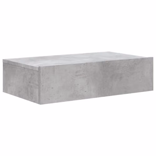 vidaXL Modern TV Cabinet with Integrated LED Lights in Concrete Grey – 1