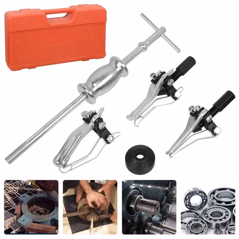 EONLION Silver Slide Hammer Bearing Gear Hub Puller Set for Internal and External Use – 4