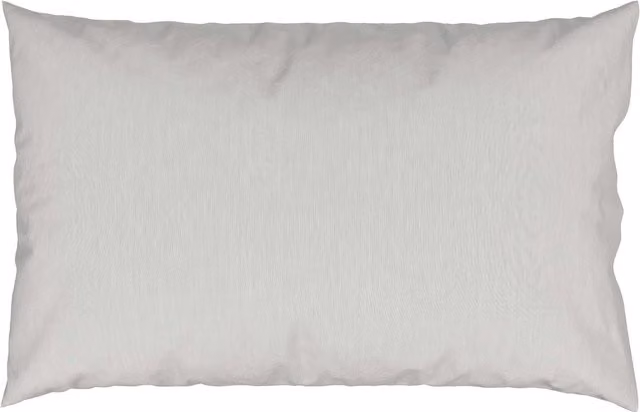 Bedeck of Belfast 200 Thread Count Plain Grey Cotton Percale Standard Pillowcase