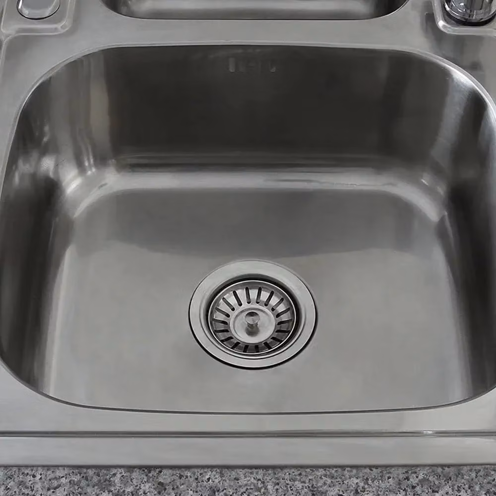 KuKoo Stainless Steel Undermount Kitchen Sink and Rainbow Tap in Silver – 3