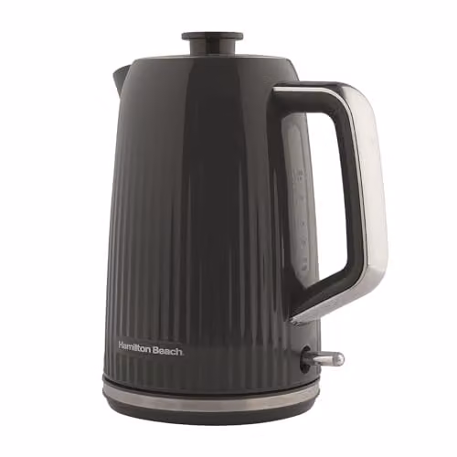 Hamilton Beach Miami Electric Kettle, 1.7 l, Charcoal Grey