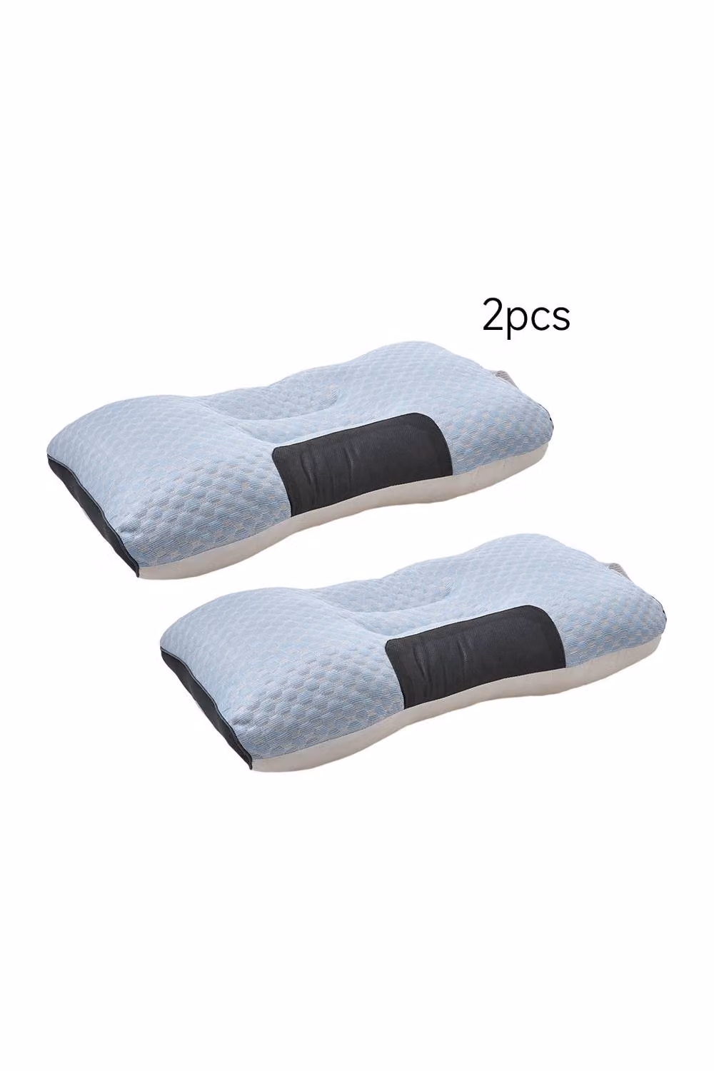 Living and Home Cooling Pillow Insert for Back, Stomach and Side Sleepers in Blue – 3