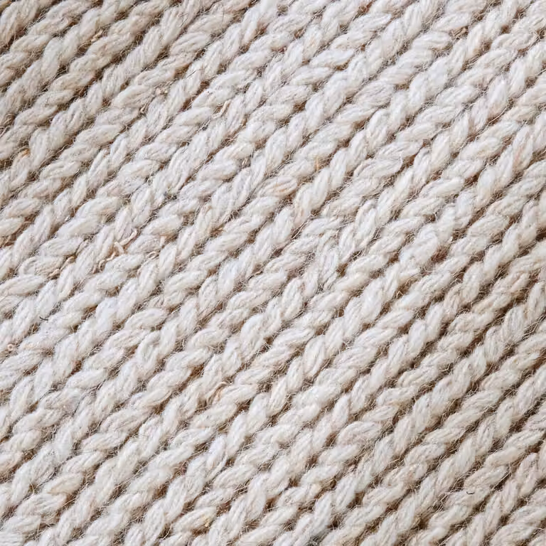 Villeroy & Boch 1748 Francois Handmade Wool Rug in White, W: 60 cm, D: 90 cm