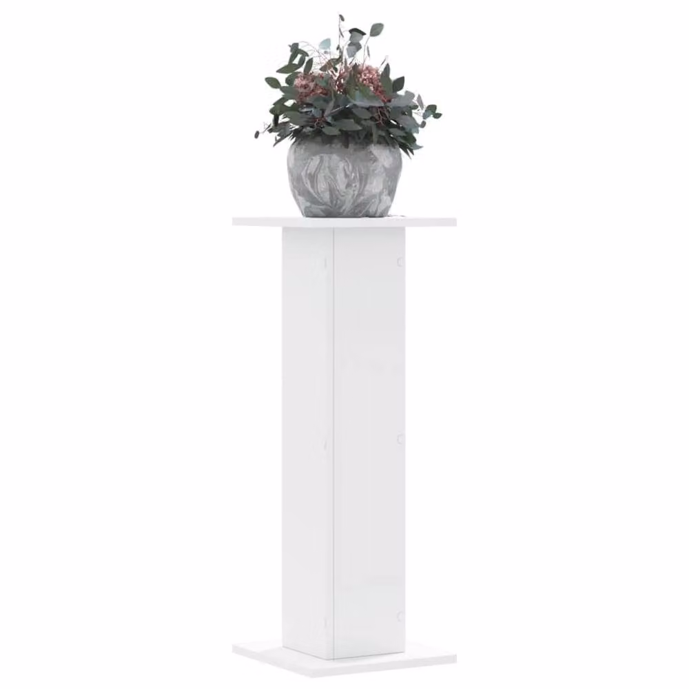 Berkfield Home Plant Stands, 2 Piece Set, White, W/D/H: 30 x 30 x 80 cm – 2
