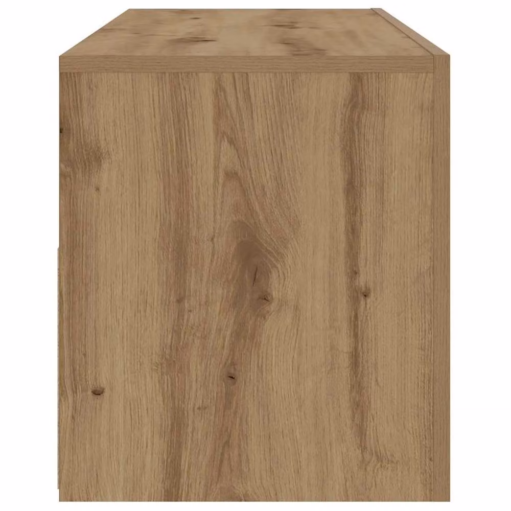 Berkfield Home Modern Bedside Cabinets with Integrated LED Lighting, Artisan Oak in Brown, W/D/H: 60 x 35 x 40 cm – 2