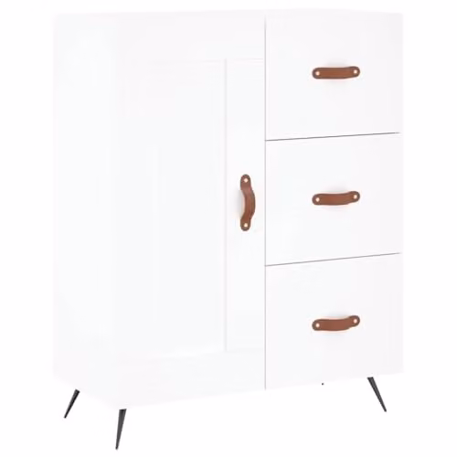 vidaXL White Classic Sideboard in Engineered Wood W/D/H: 69.5 x 34.0 x 90.0 cm – 1