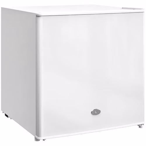 HOMCOM 35L White Upright Countertop Mini Freezer with Lockable Reversible Door