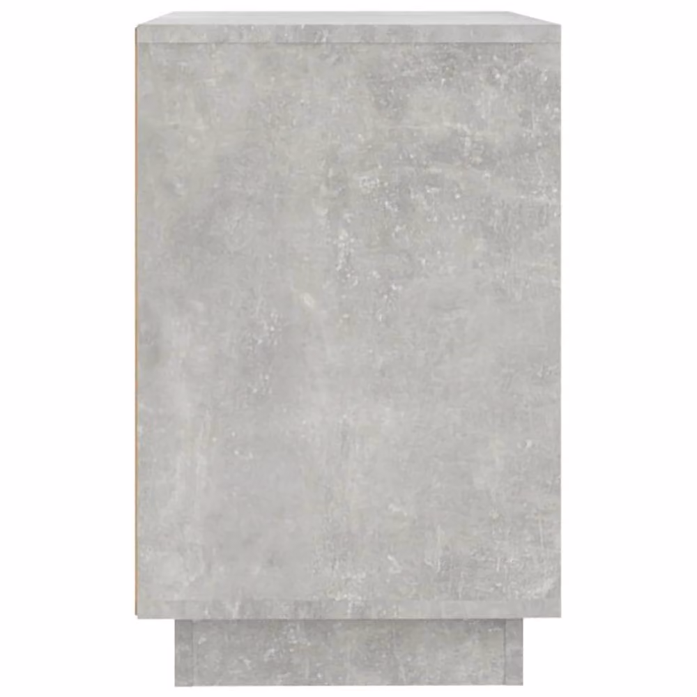 Berkfield Home Modern Sideboard in Concrete Grey, W/D/H: 102 x 35 x 60 cm – 3