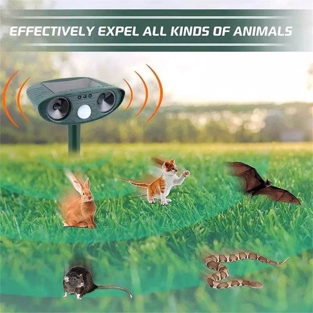 SPETLEK Battery Ultrasonic Garden Animal and Bird Deterrent Repeller in Green – 2