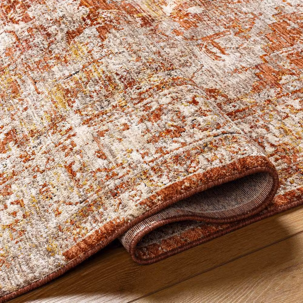 Livabliss Mirabel Vintage Beige and Brown Traditional Fringe Living and Dining Room Rug, W: 200 cm, L: 290 cm – 3