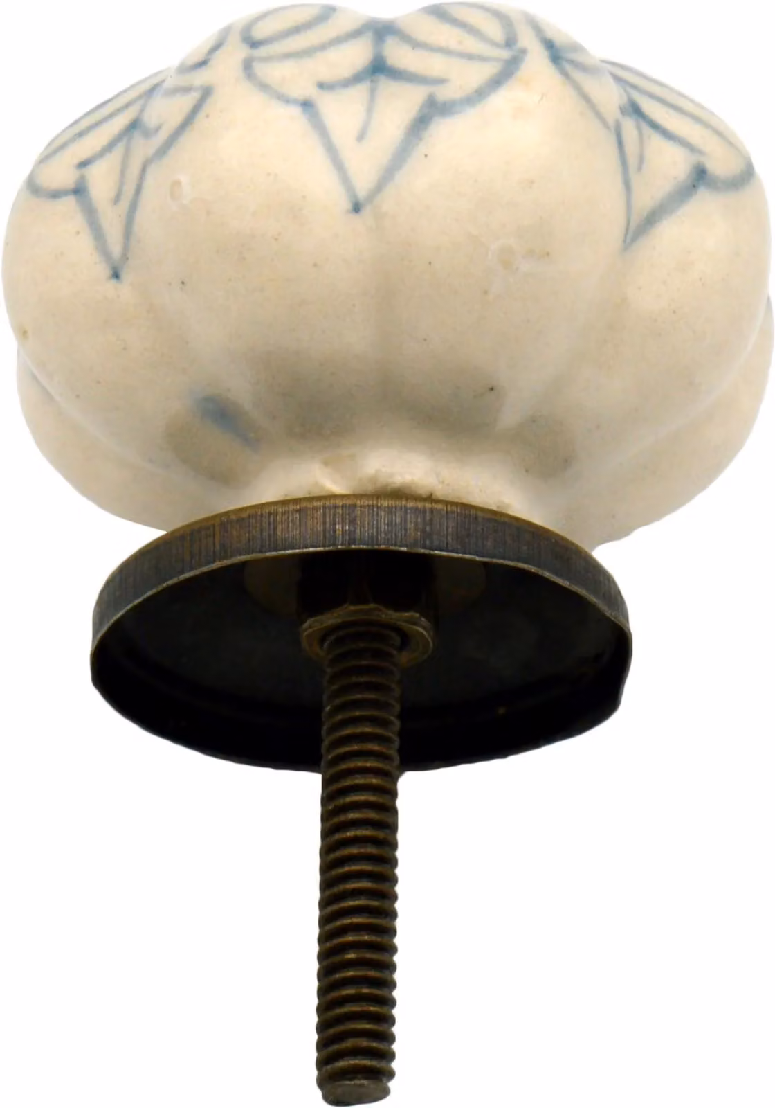 Nicola Spring Grey Floral Ceramic Cabinet Knob – 2