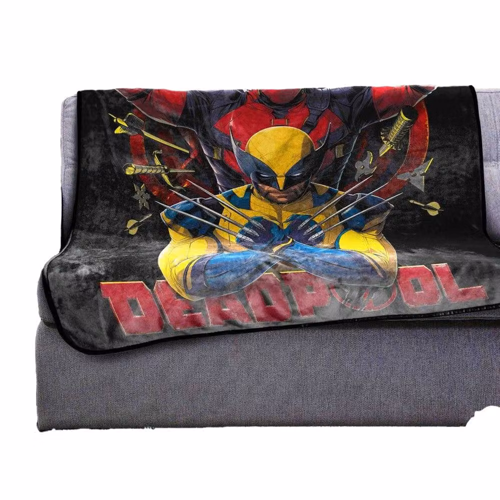 Marvel Multicolour Plush Polyester Throw, W/D/H: 150 x 100 x 1 cm – 2