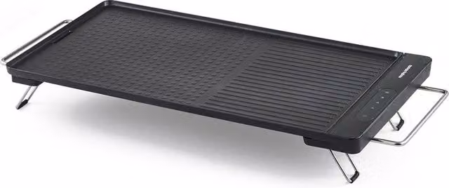 Morphy Richards Tabletop Electric Teppanyaki Griddle BBQ Hot Plate in Black, W: 52 cm, D: 28 cm – 1
