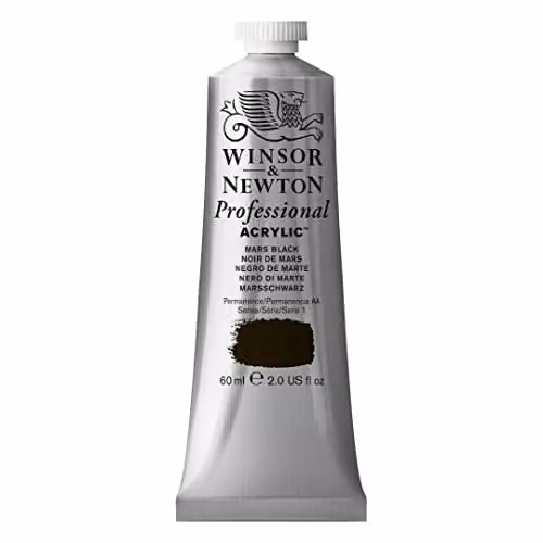 Winsor & Newton Professional Acrylic Colour Mars Black 60 ml