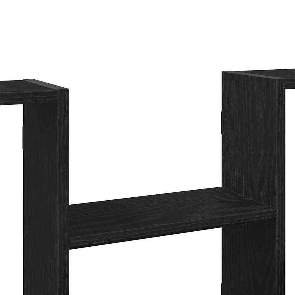 Berkfield Home Wall Mounted Shelf in Black Oak, W/D/H: 99 x 15 x 60 cm – 5