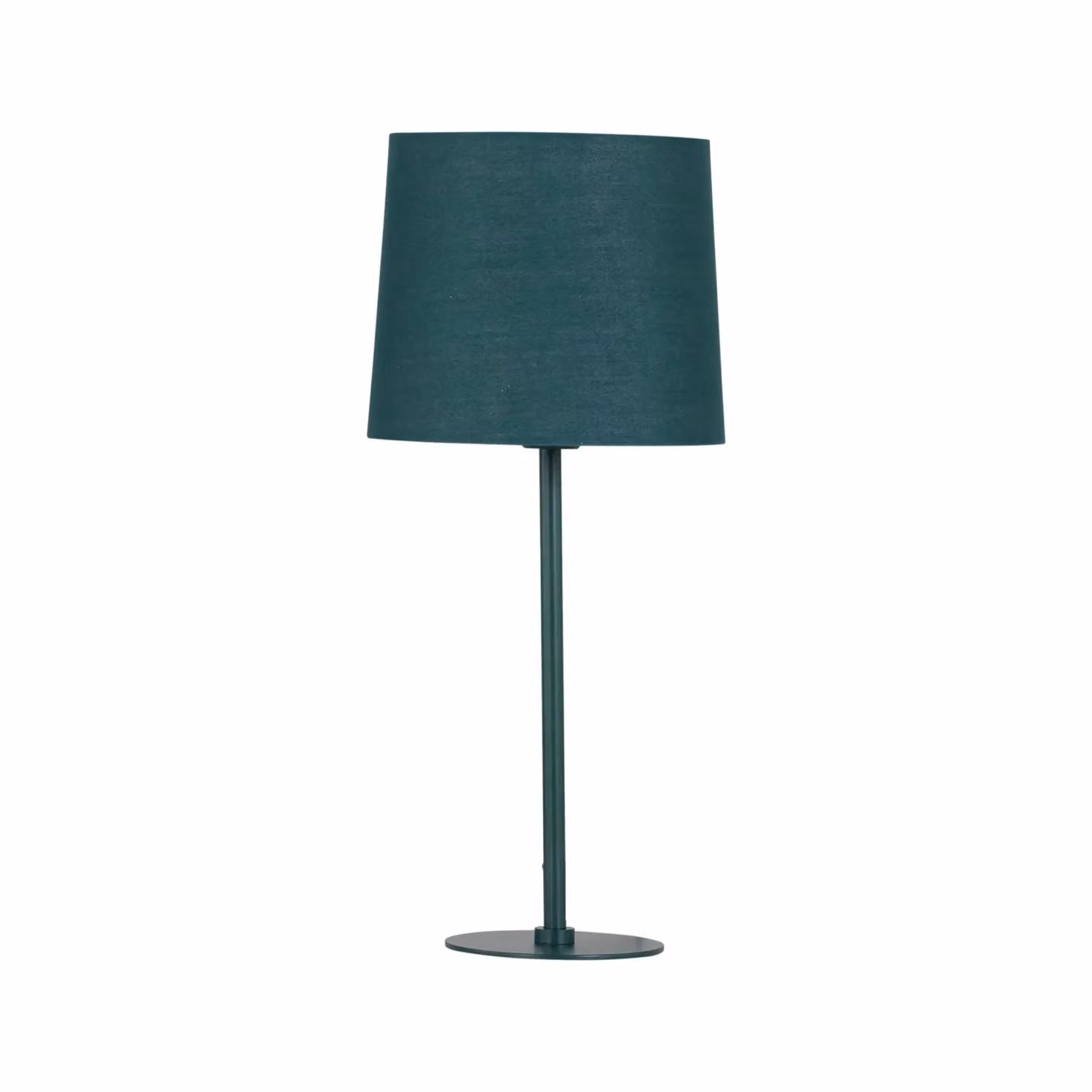 First Choice Lighting Set of 2 Green Fabric Table Lamps, H 40 cm x W 18 cm x D 18 cm – 2
