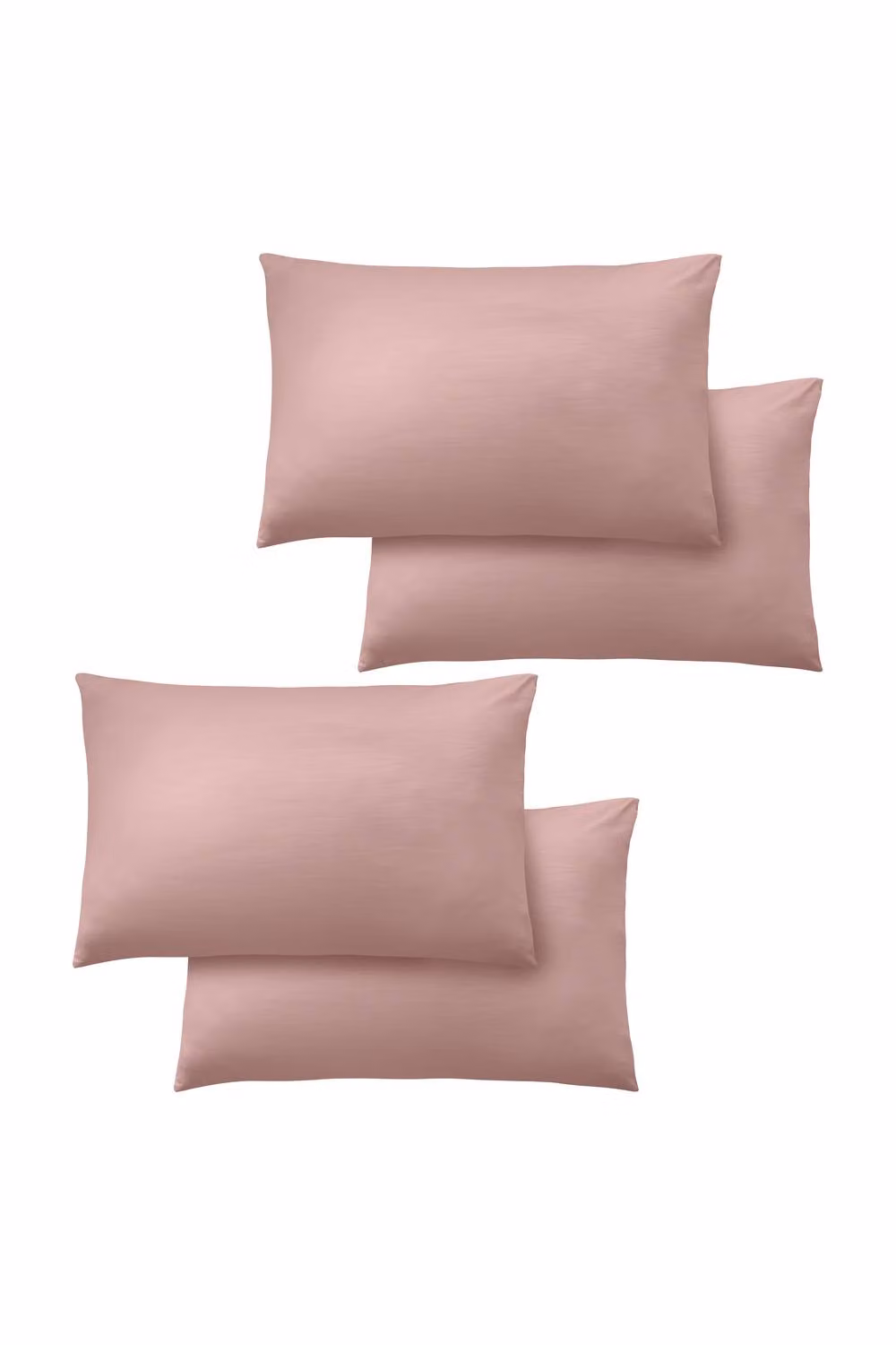 Catherine Lansfield So Soft Non-Iron Microfibre Standard Pillowcases, Pack of 4, Pink, W/H: 50 x 75 cm – 2