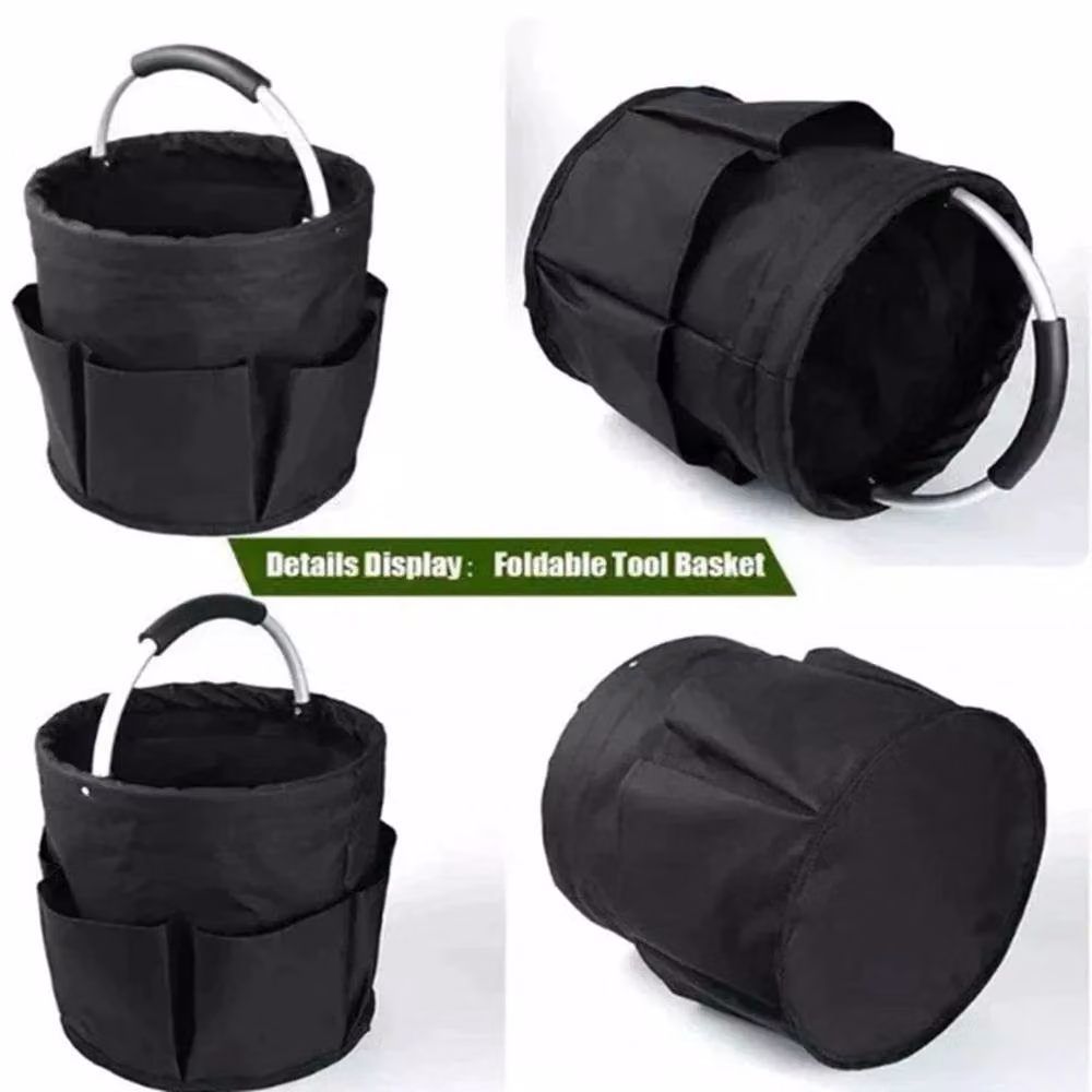 FLAVORA 17L Multifunctional Cleaning Caddy and Garden Tools Bag in Black – 5
