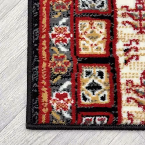 runrug Mayan Hallway Runner Rug in Black, W/D: 60 x 240 cm – 4