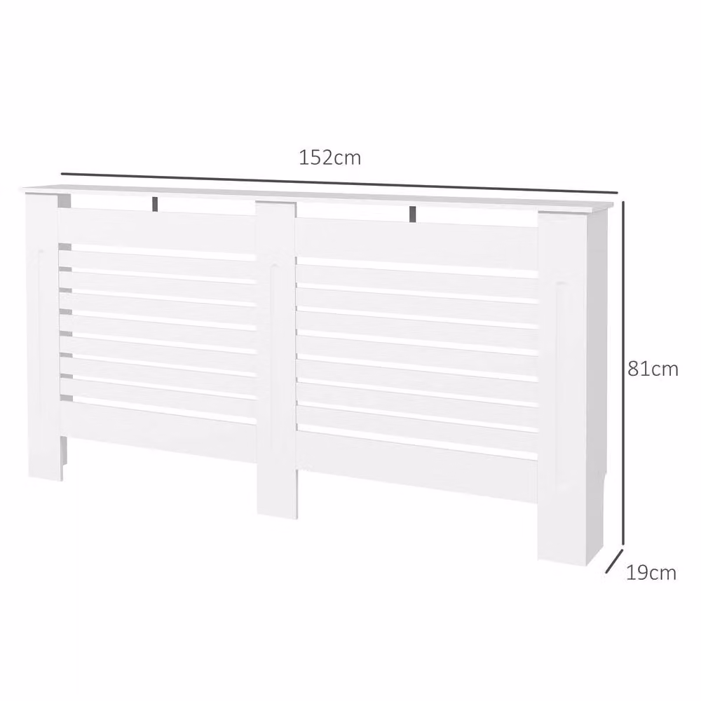 STILVORA White Radiator Cover with Shelf – 3