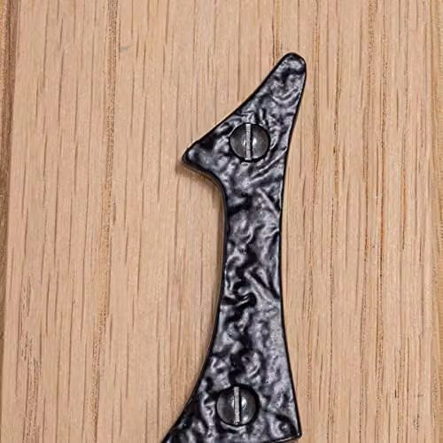 Hammer and Tongs Rustic Iron Number 1 Wall Numeral, Grey, Pack of 2, Height: 8 cm – 2