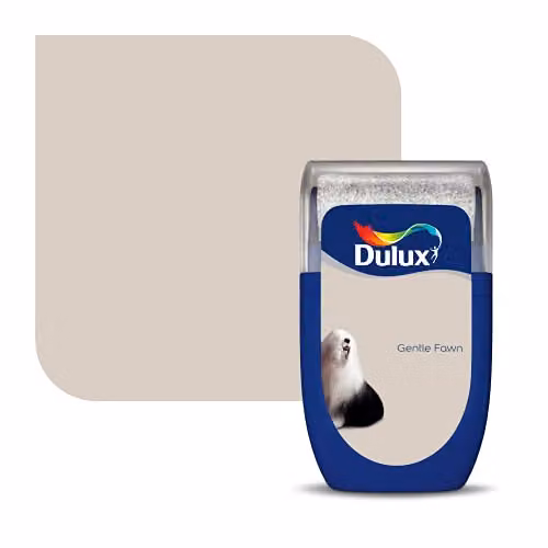 Dulux Walls & Ceilings Tester Paint, Matt, Beige, 30 ml