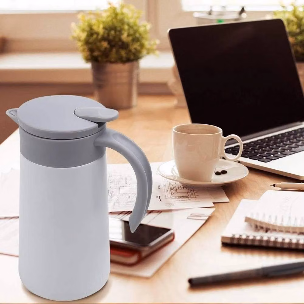 PAWNORA White Thermal Coffee and Tea Pot, 800ml – 2