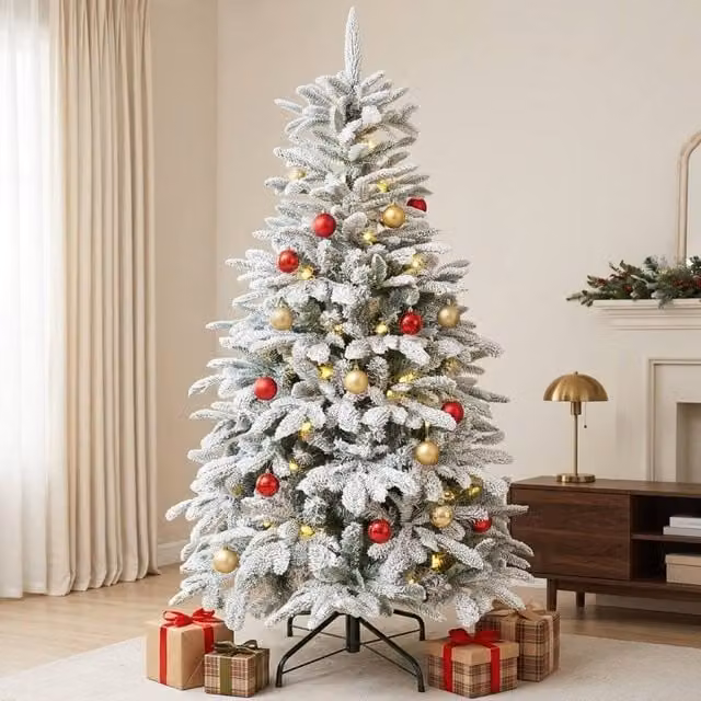 STILVORA 150 cm Green Christmas Tree with Hinged Branches