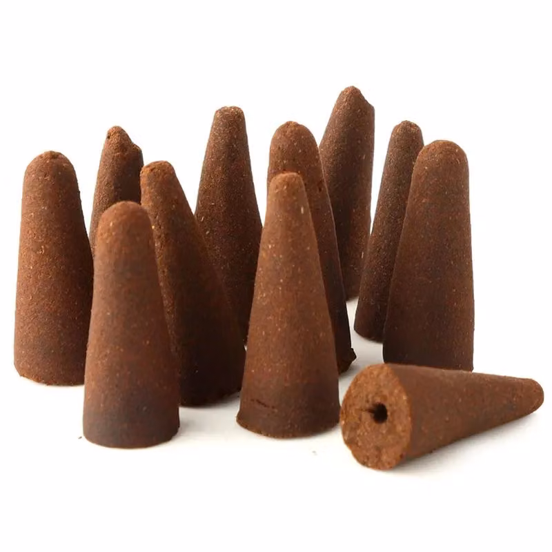 KDMD Plant Based Backflow Incense Cones Sweet Musk in White – 2