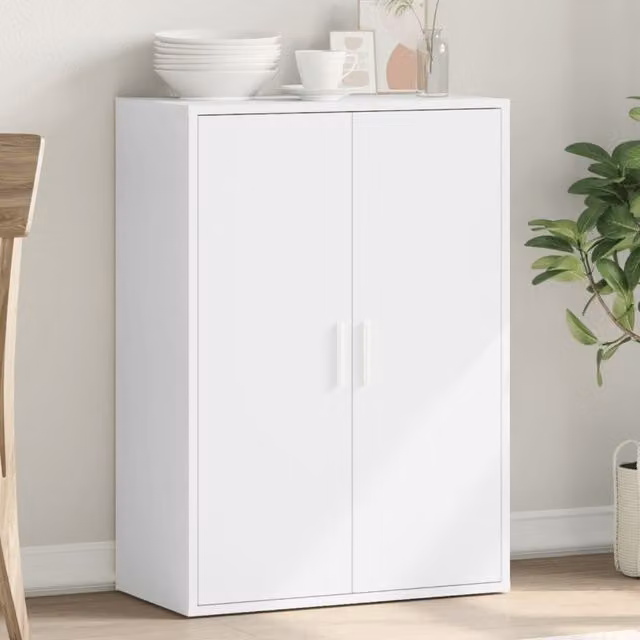 Berkfield Home Modern White Matt MDF Sideboard W/D/H: 60 x 31 x 84 cm – 1