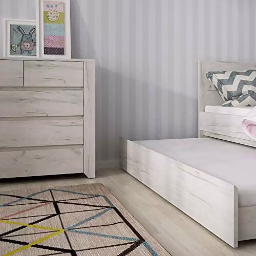 Furniture To Go Angel 2+3 Chest of Drawers, White, W: 84 cm, D: 40 cm, H: 76.5 cm – 2