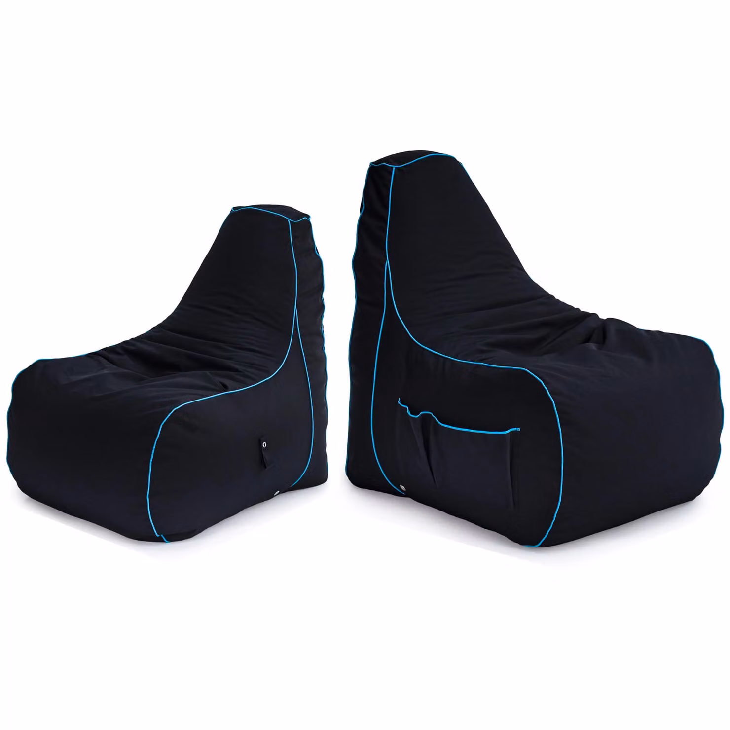 Game Over Store Gaming Bean Bag Chair for Kids and Adults in Magical Emerald Green and Black