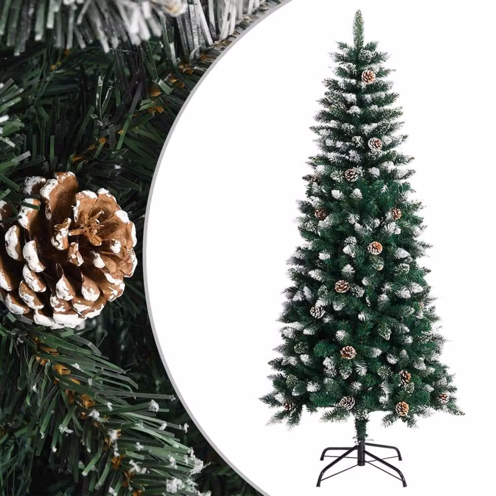Berkfield Home Beautiful Artificial Christmas Tree in Green with Stand, Height: 150 cm – 2